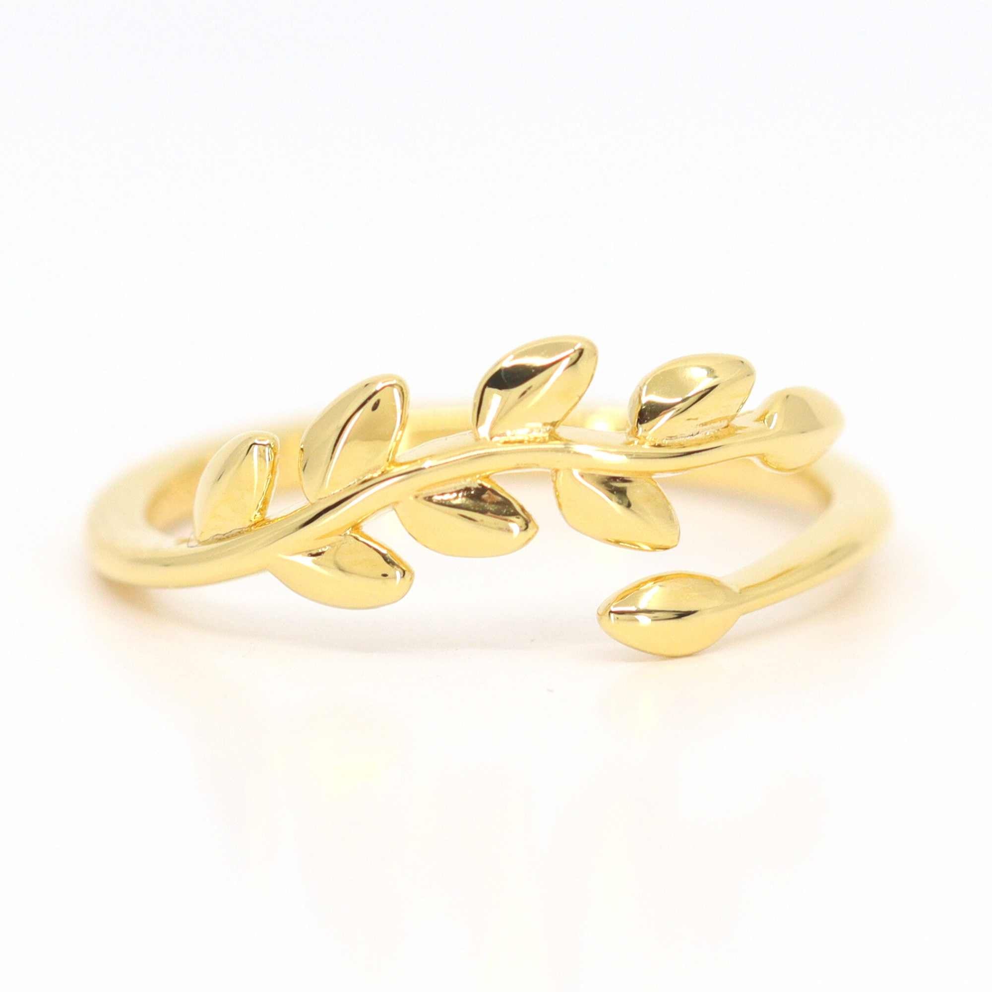 Leaf Diamonds Ring by Rosario Garcia (Diamond & Gold Ring) | Artful Home